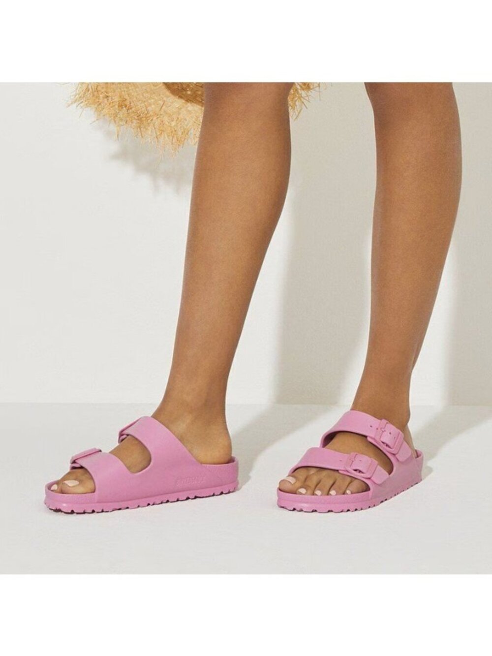 Birkenstock Womens Size 36 US 5-5.5 Pink Arizona EVA Waterproof Slide Sandals - Picture 1 of 9